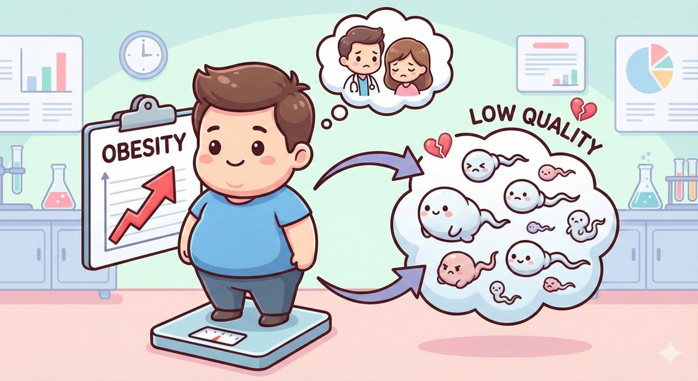 Béo phì và sức khoẻ sinh sản nam giới