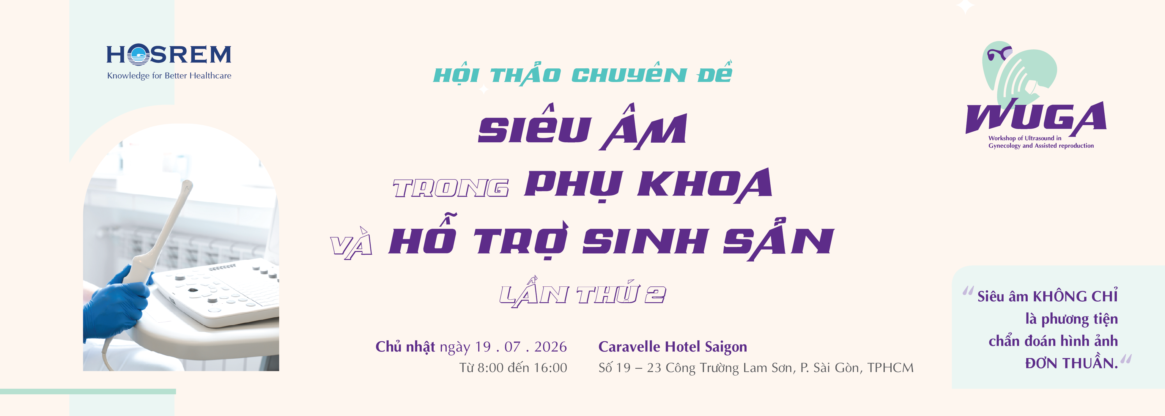 Hội thảo chuyên đề Siêu âm trong Phụ khoa và Hỗ trợ sinh sản lần thứ 2