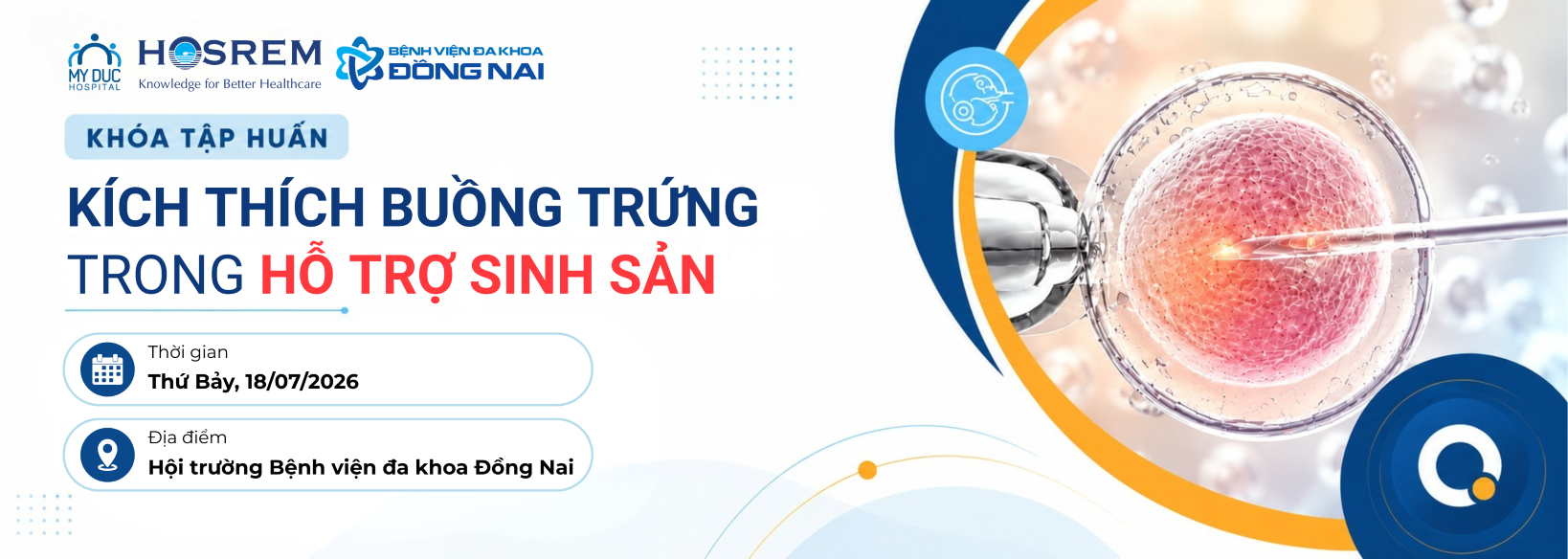 Khóa tập huấn Kích thích buồng trứng trong hỗ trợ sinh sản
