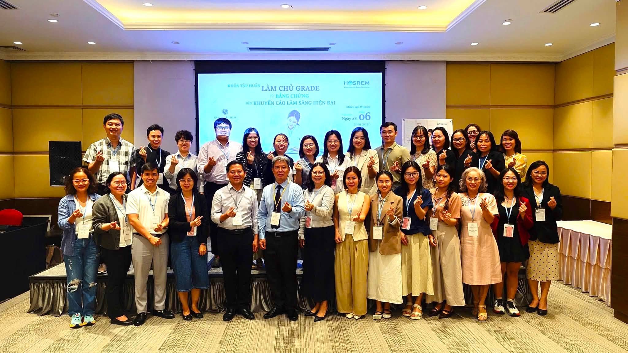 Tổng kết KHÓA TẬP HUẤN "LÀM CHỦ GRADE - TỪ BẰNG CHỨNG ĐẾN KHUYẾN CÁO LÂM SÀNG HIỆN ĐẠI"